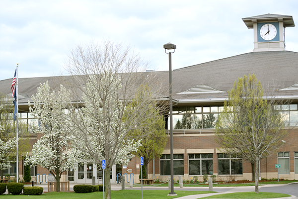 Main Library Building, Spring