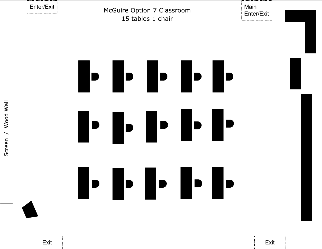 Option 7 - Large Classroom (15)