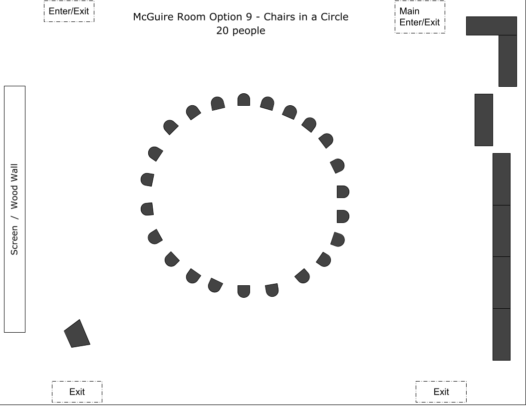 Option 9 - Chairs in a Circle