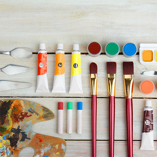 Photograph of Arts and Crafts Supplies