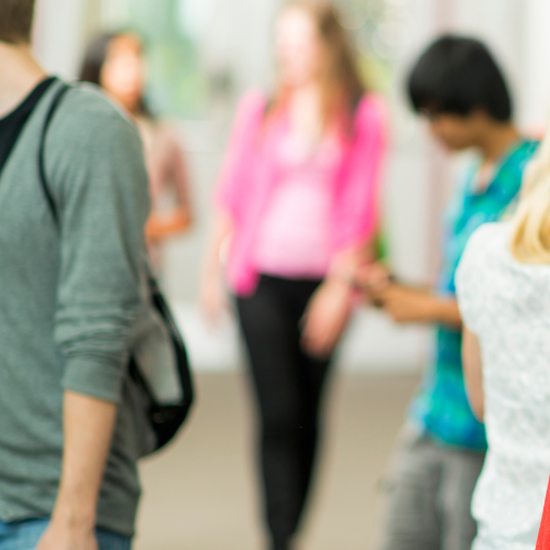 Students in hallway