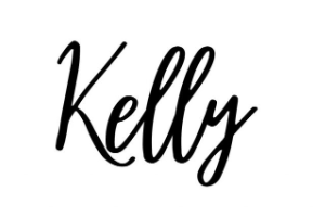 handwriting style font for Kelly