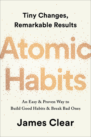 book cover for Atomic Habits by James Clear