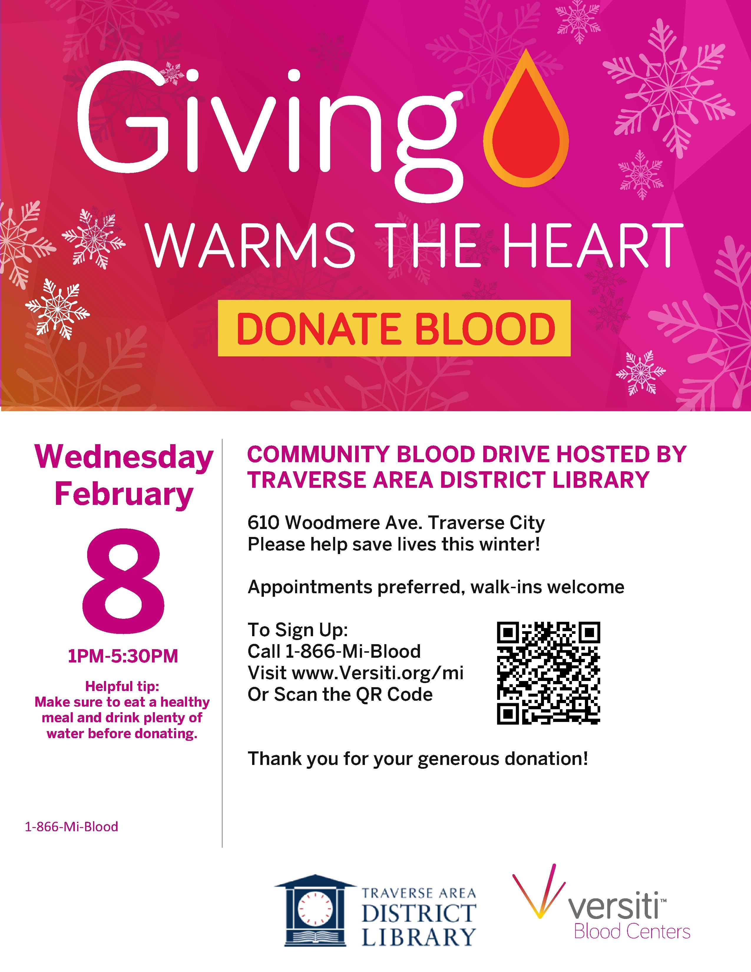 Blood Drive Flyer Feb. 8