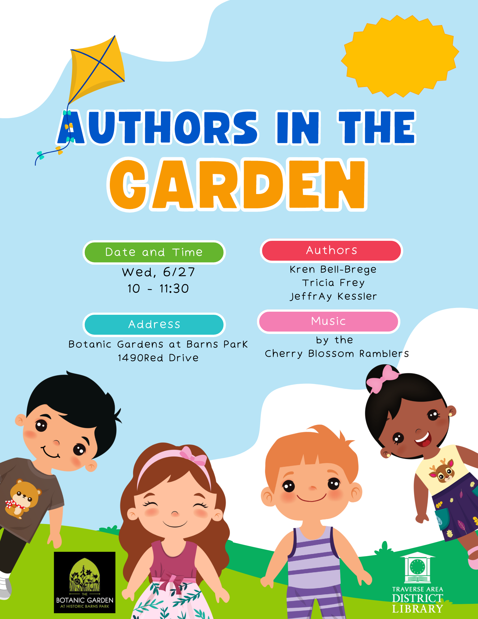 Authors in the Garden