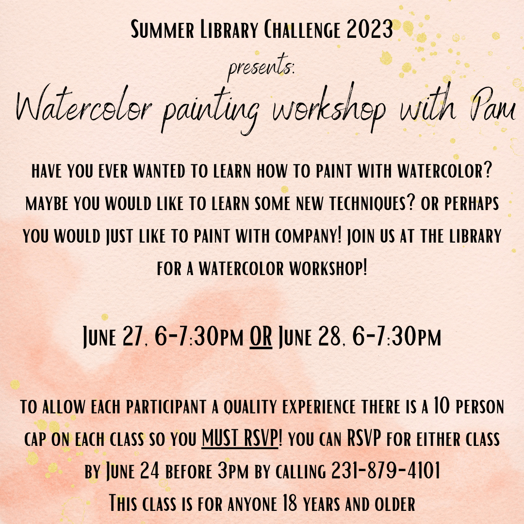 SLC program: watercolor painting class