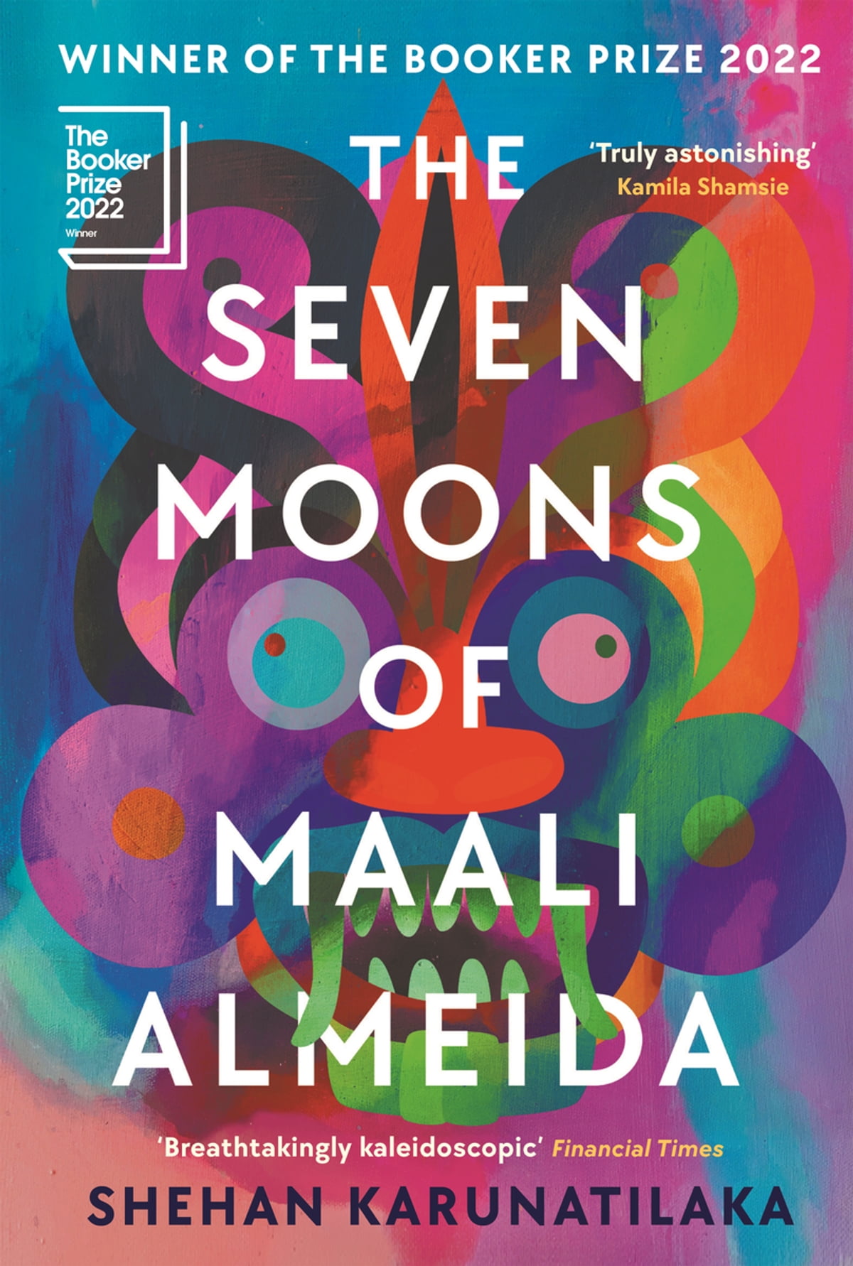 book cover for The Seven Moons of Maali Almeida