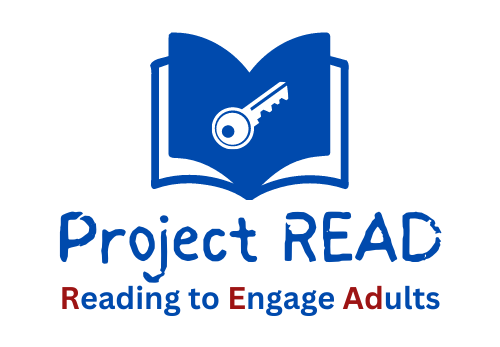 Book and key with Project READ - Reading to Engage Adults