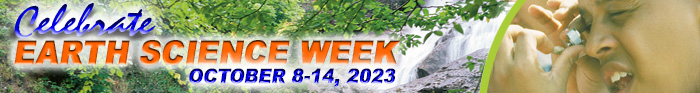 Earth Science Week 2023 banner