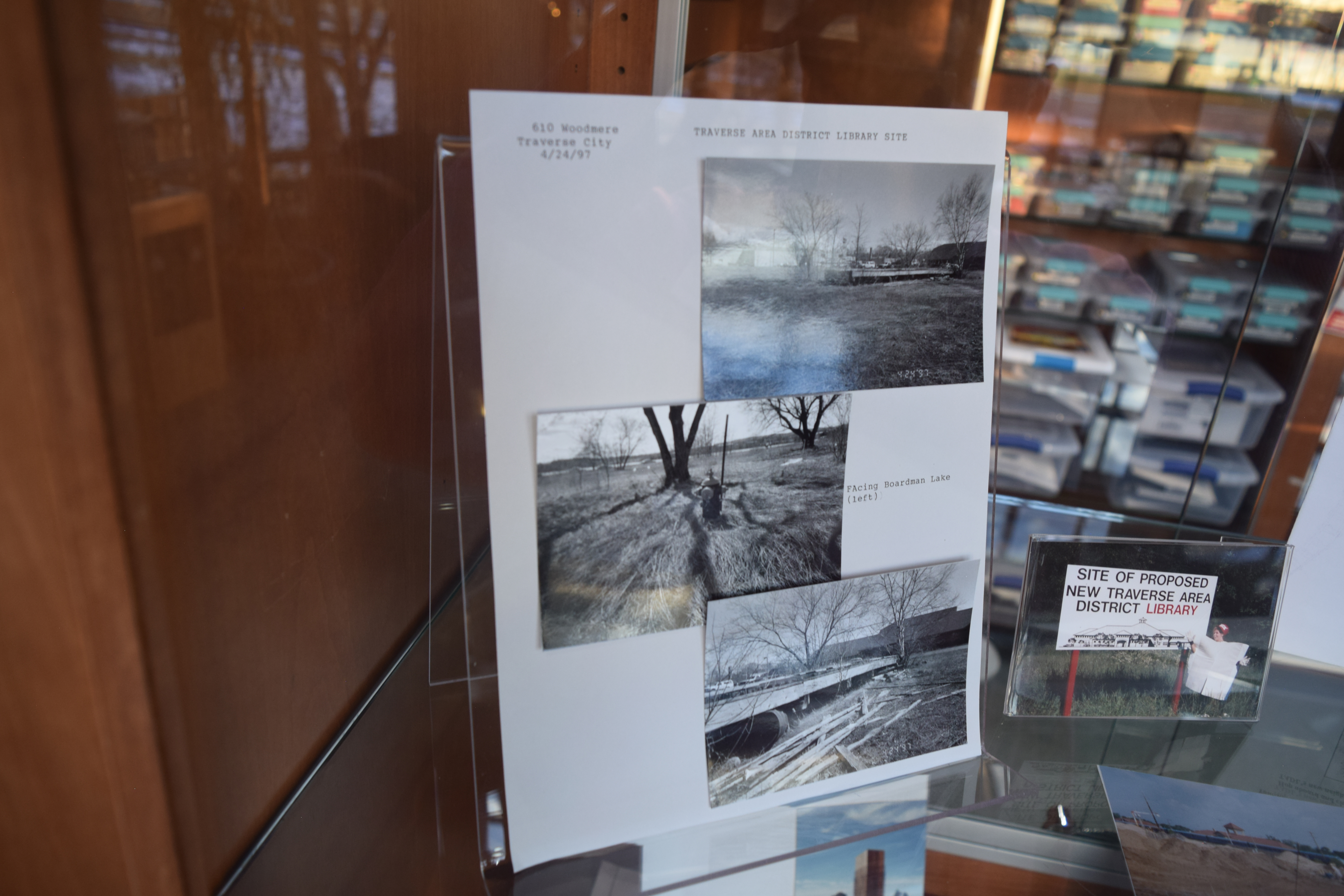 Photos of the new library site