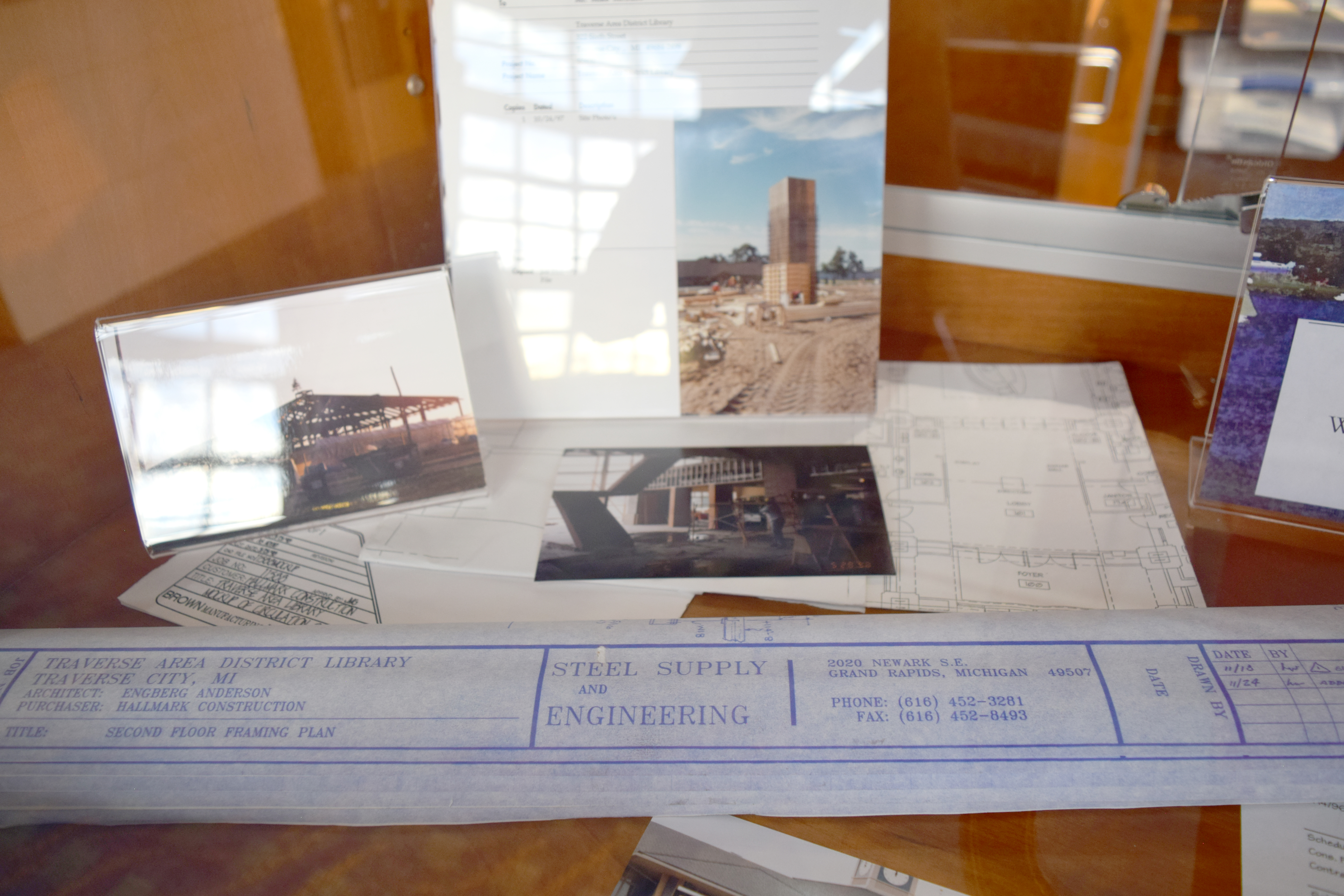 Plan roll, structural steel and photos