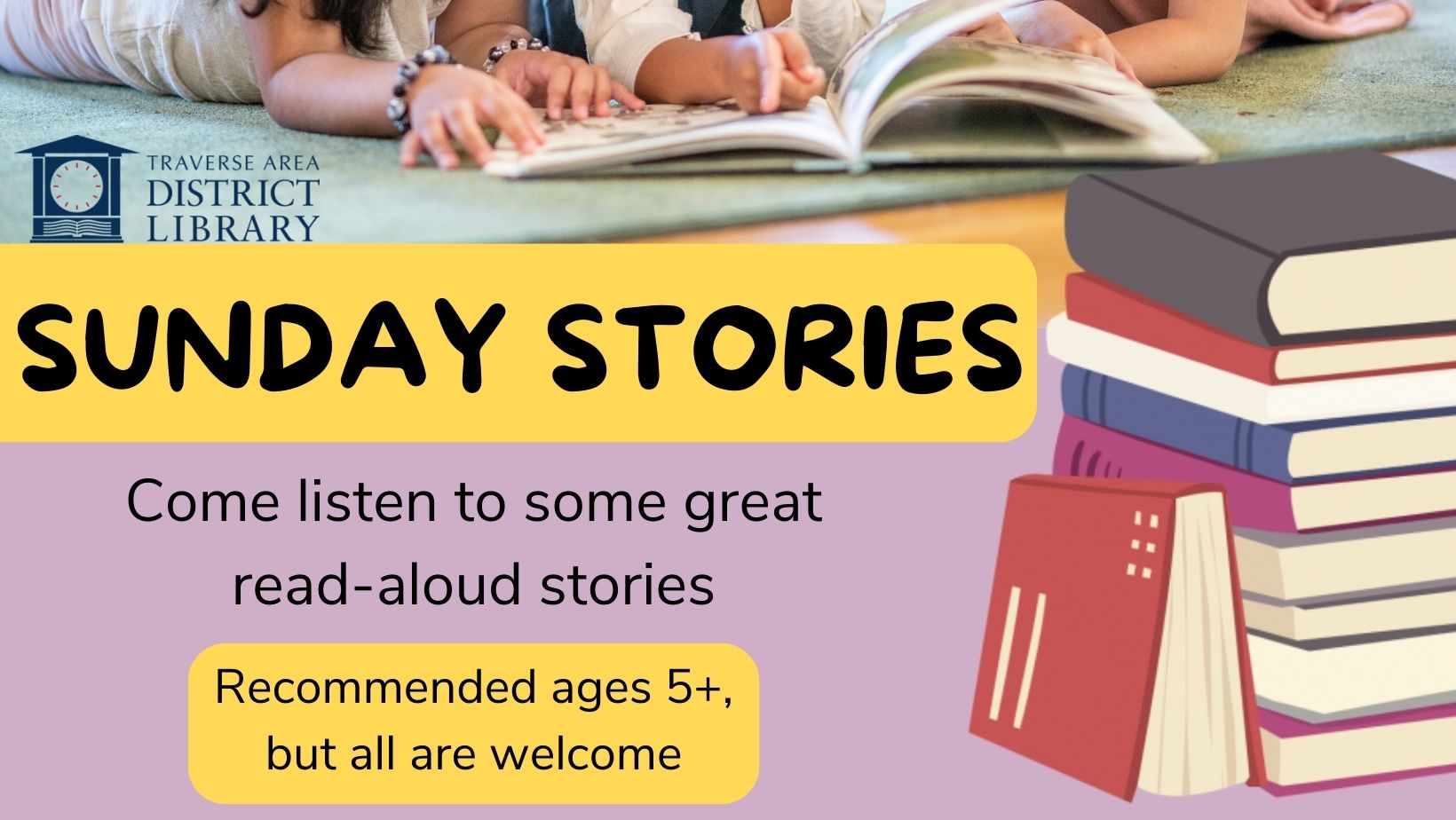 Sunday Stories, read-aloud program, recommended ages 5+