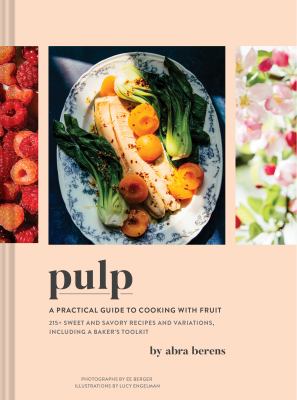 Cover of the book, Pulp with picture of a fish dish with green leaves and apricots