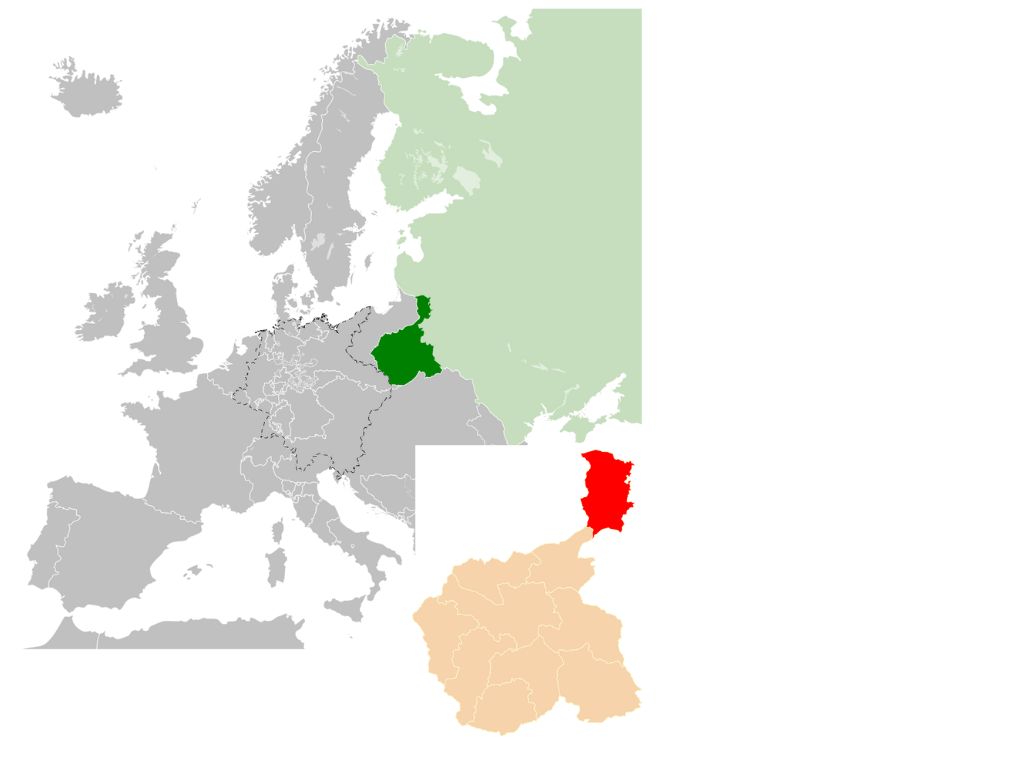Map of Suwalki poland