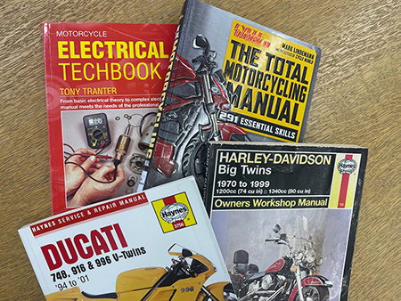 books about motorcycle repair