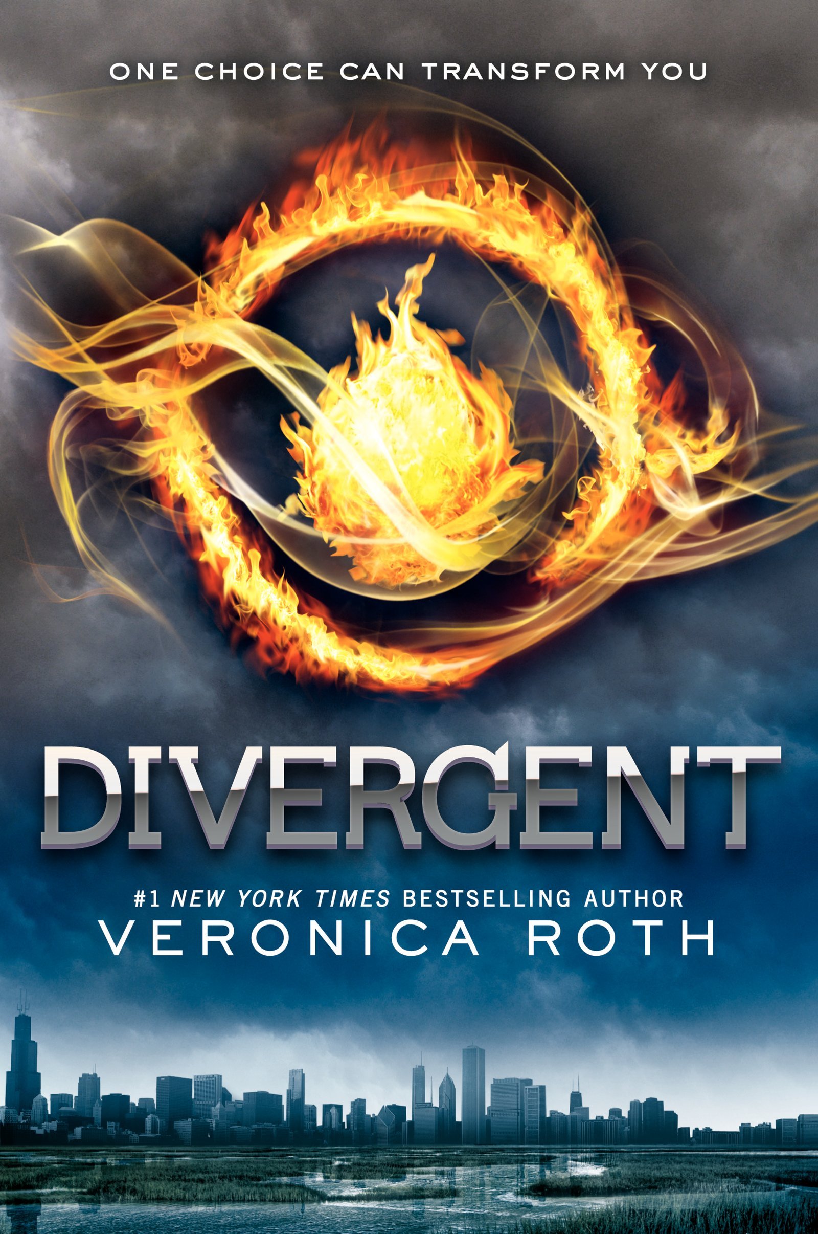 Cover of the book Divergent by Veronica Roth.