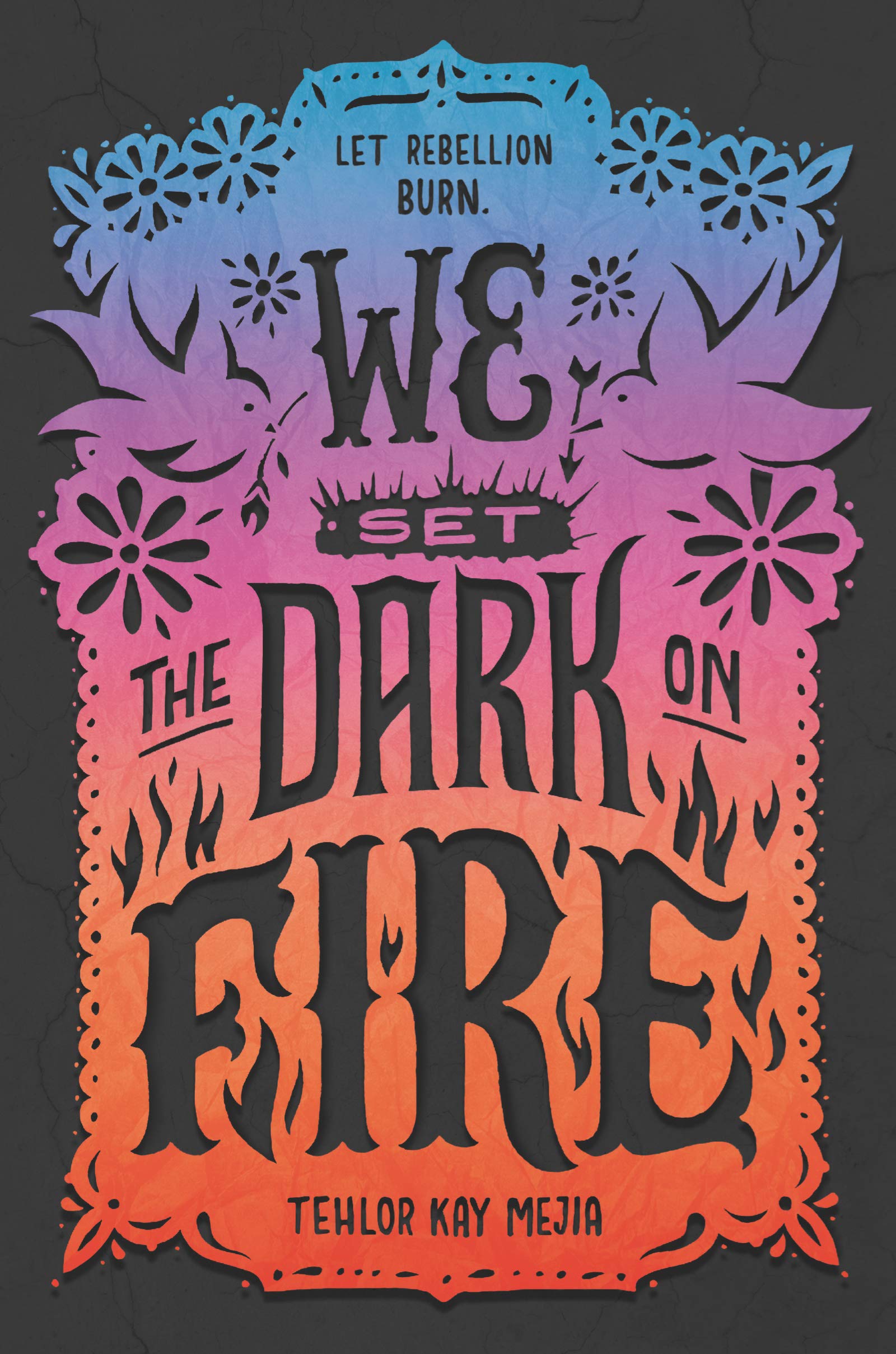 Cover of the book We Set the Dark on Fire by Tehlor Kay Mejia.