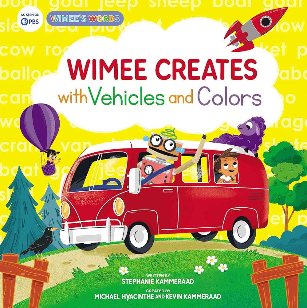 Book cover: Wimee Creates with Vehicles and Colors