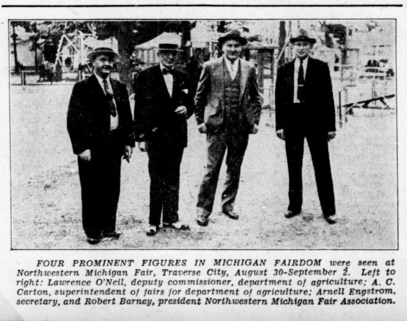 clipping from a magazine with photograph