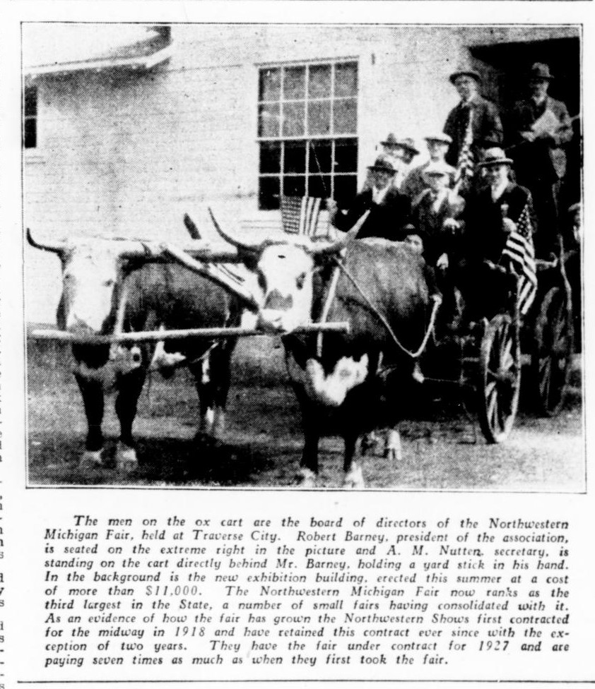 clipping from a magazine with photograph