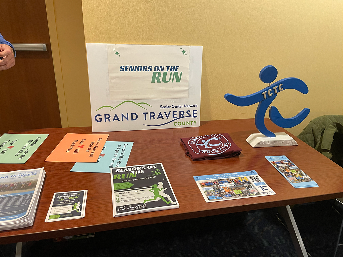table with info about the track club