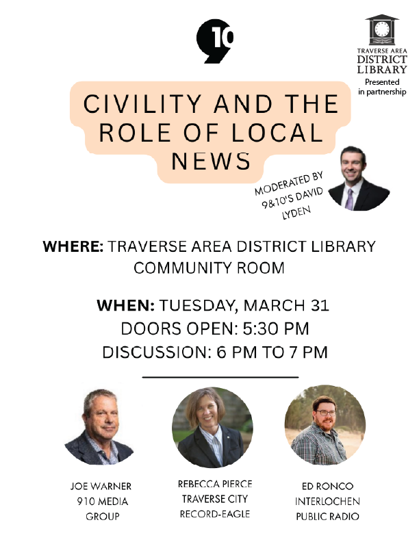 flyer for panel discussion with speaker photos, all info repeated on page