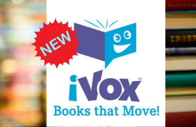 book with face logo ivox books that move!