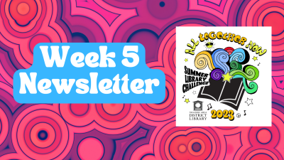Interlocking circles with Week 5 newsletter and All Together Now logo