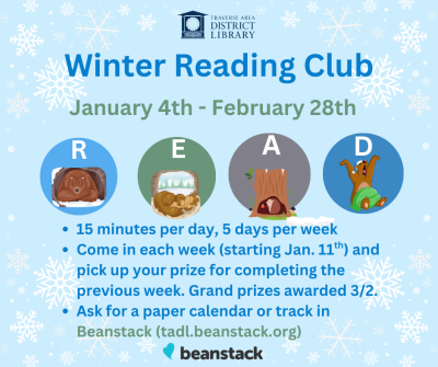 Winter Reading Club: January 4th - February 28th