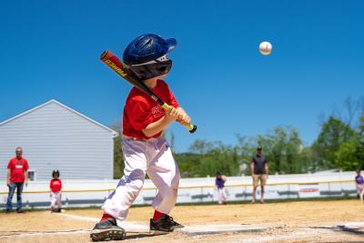Little kid batting