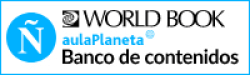 Logo of World Book Banco de Contenidos aulaPlaneta