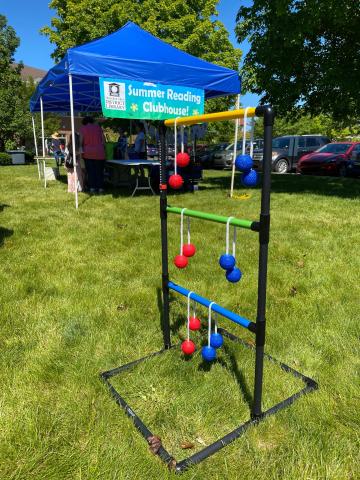 Summer Clubhouse tent and games