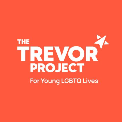 This is the logo for the trevor project for your lgbtq lives .