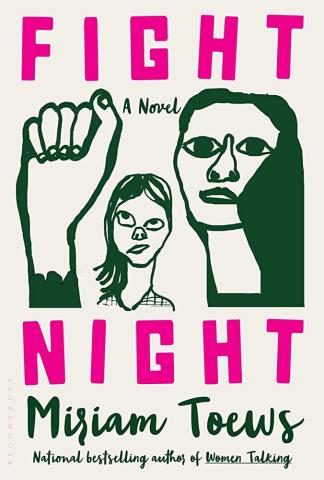 Fight Night. Woman and girl with raised fist