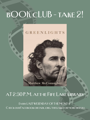 Book cover with a picture of the author on the front. He looks like is thinks. A film strip is behind the book cover.