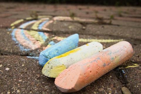 Chalk art