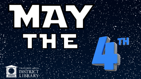 May the 4th surrounded by stars