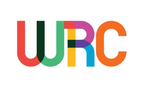 colorful WRC letters