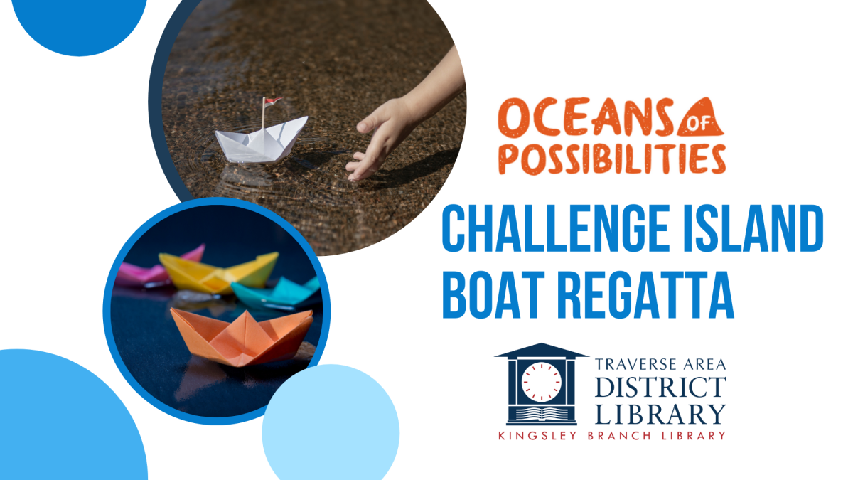 Images of paper boats floating on water.