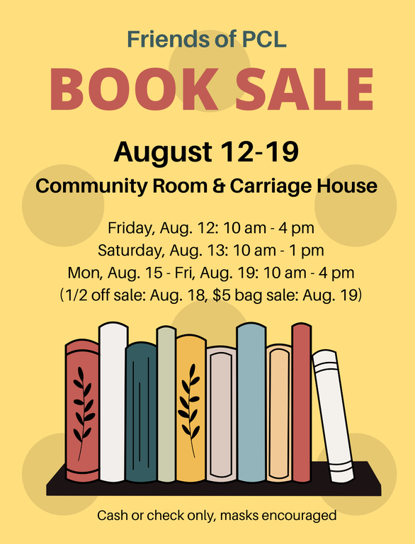 Friends Book Sale August 12-19