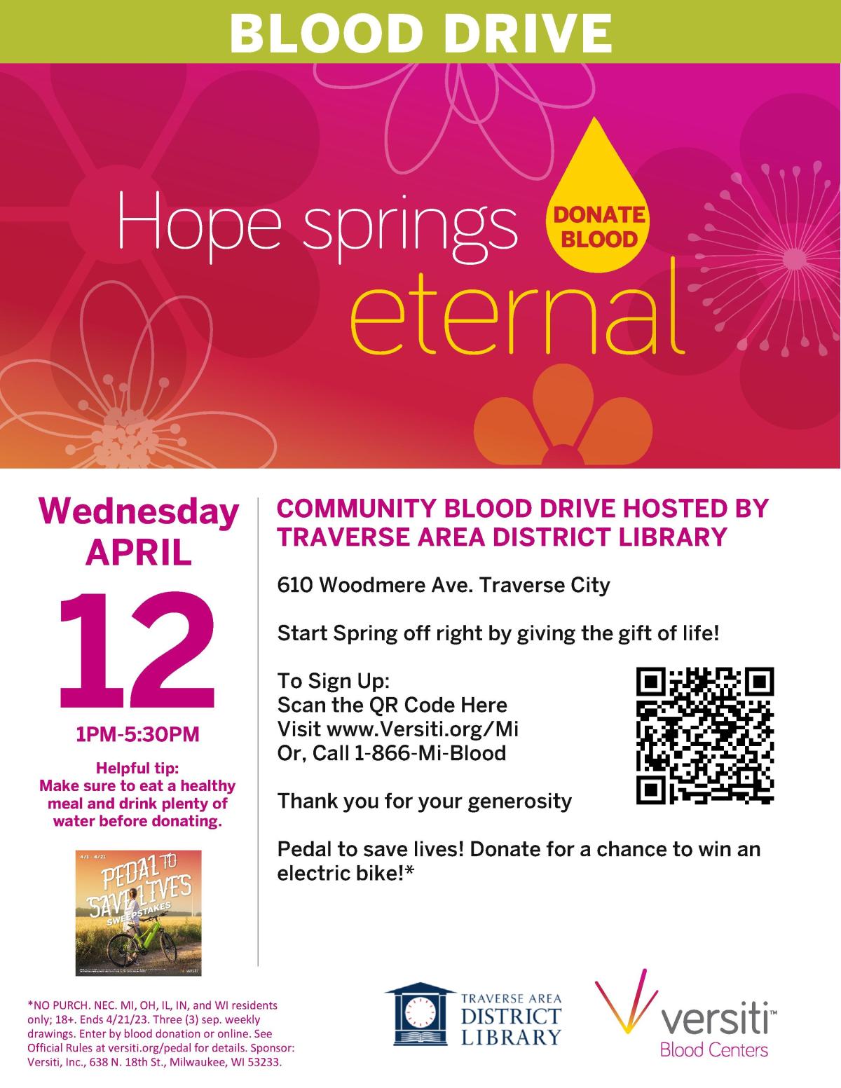 Blood Drive April 12