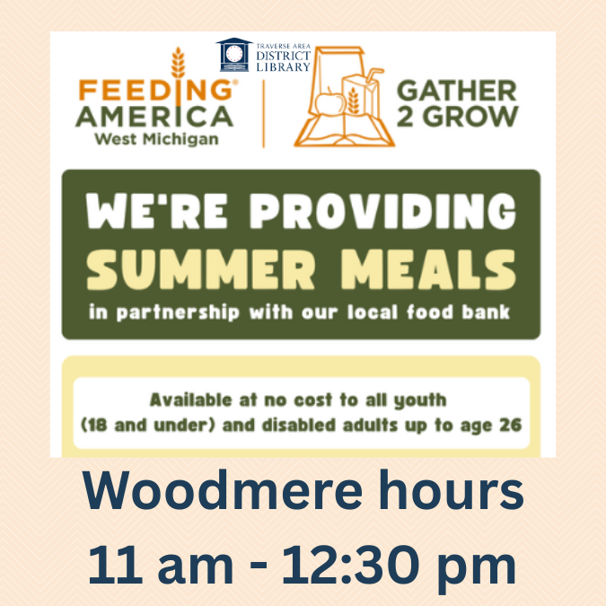 We're providing summer meals, weekdays from 11 am - 12:30 pm