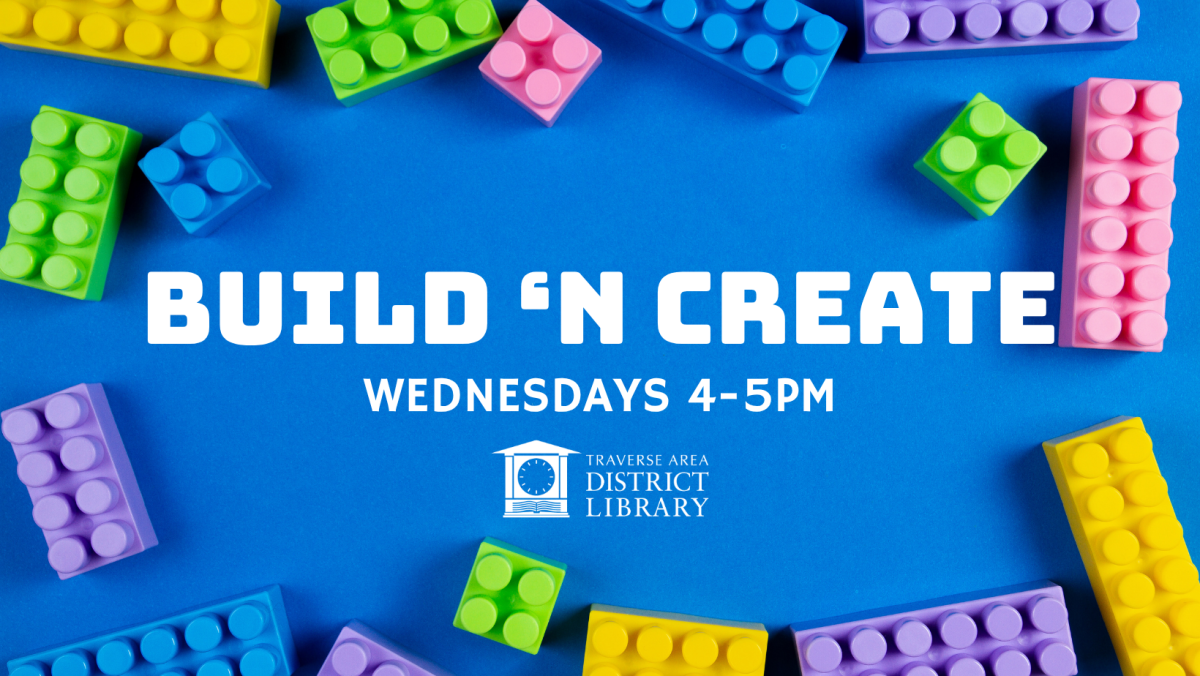 Build N' Create Wednesdays 4-5pm with lego bricks 