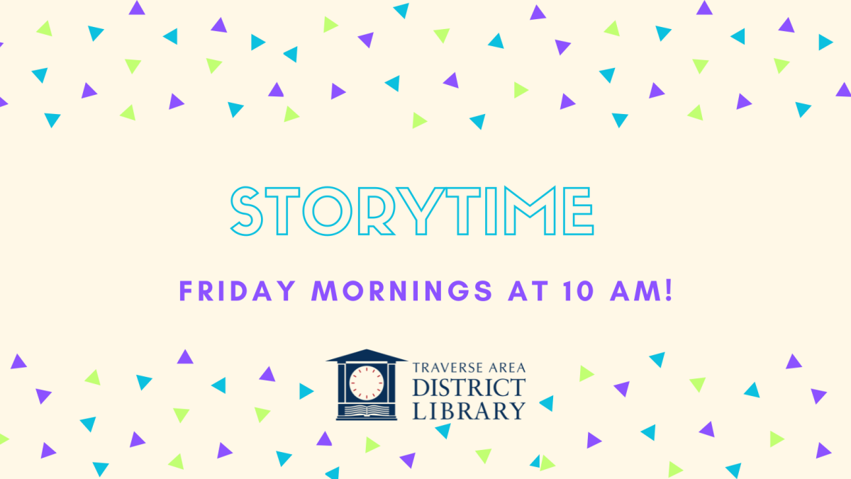 Storytime Friday Mornings at 10am with confetti all over 