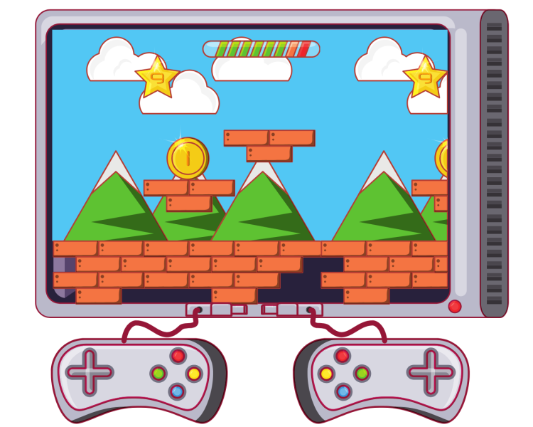 retro video game