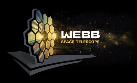 Gold and silver space telescope