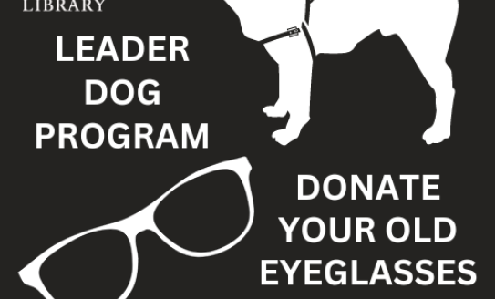 Leader dog program and donate your old eyeglasses