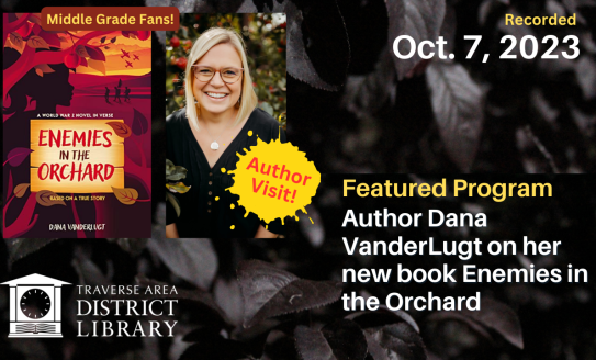 Author visit with Dana VanderLugt - Enemies in the Orchard