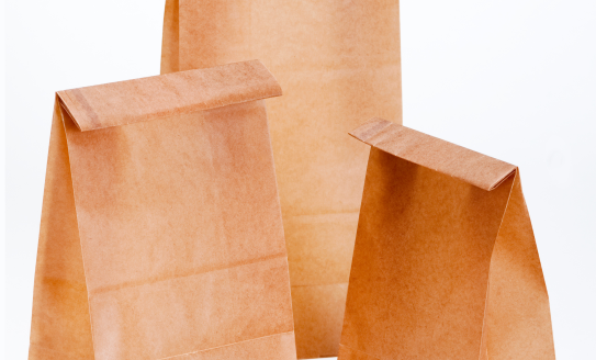 Three Kraft Paper Bags
