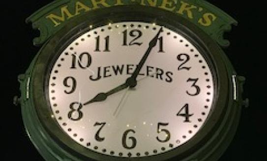 Martinek's Clock at night